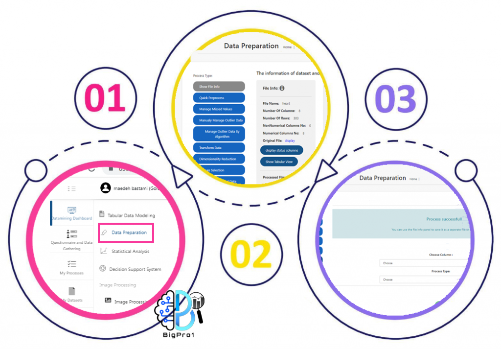 data preprocessing and data preparation, preparation of data, data processing